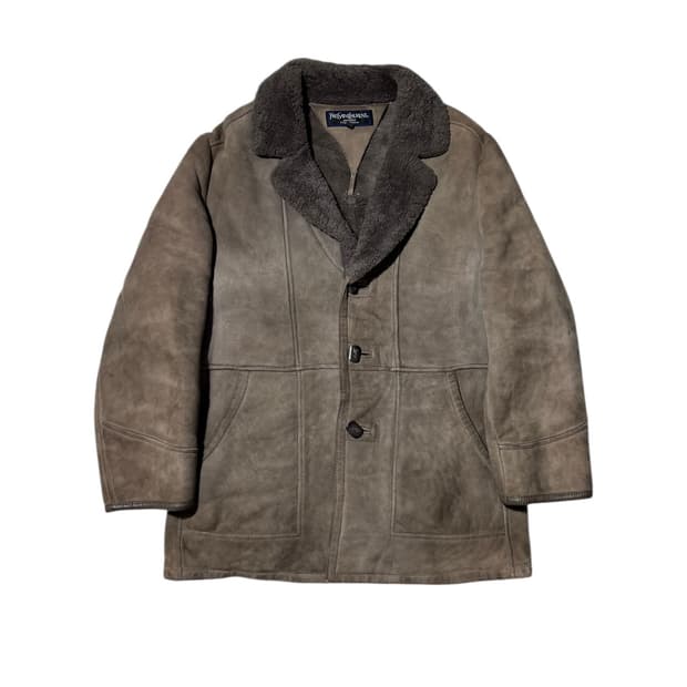 입생로랑 YSL 무스탕 무통 자켓 XL