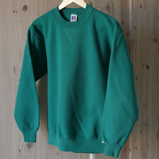 러셀 Made in USA 90s 맨투맨 스웻셔츠 teal컬러 M