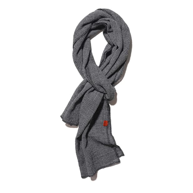 아워셀브스 Washed Wool Scarf - Houndstooth