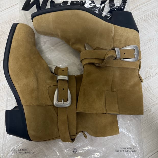 280 렉토 쿠반 부츠 신발 탄 