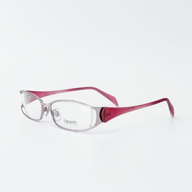 FACEON  핑크 큐빅 데드스탁 빈티지안경