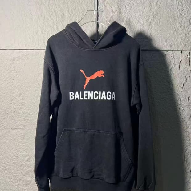 발렌시아가 푸마 콜라보후드티 