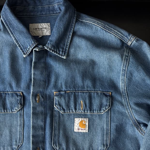 칼하트 하비 데님 셔츠 L