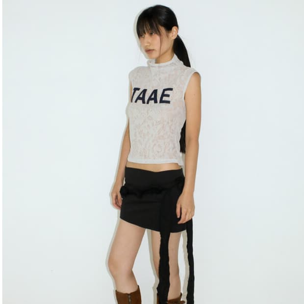 TAAE 태 레이스 모크넥 탑 그레이