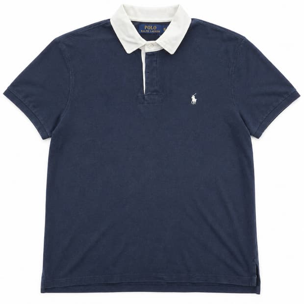 폴로 랄프로렌 네이비 커스텀 슬림핏 카라티 L