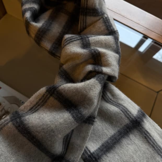 BOURJOIS 램스울 모헤어 머플러 