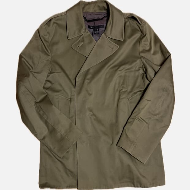 마크제이콥스 밀리터리 히든 버튼 트렌치 코트 L