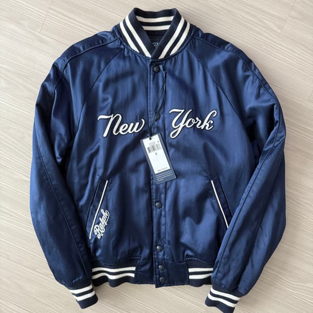 폴로 랄프로렌 MLB 사틴 바시티 자켓