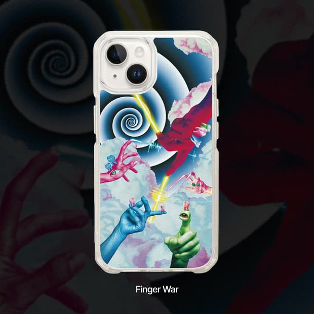손가락 전쟁👈🏻👆🏻☝🏻👇🏻🫵🏻 폰케이스