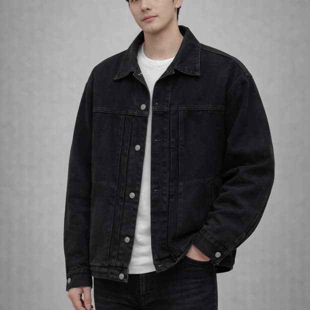 가쿠로 8디비전 뉴 스탠다드 데님 자켓