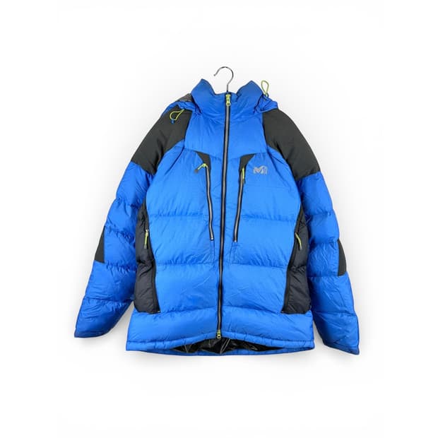 (105) 밀레 800필 윈드스토퍼 구스다운 패딩 블루