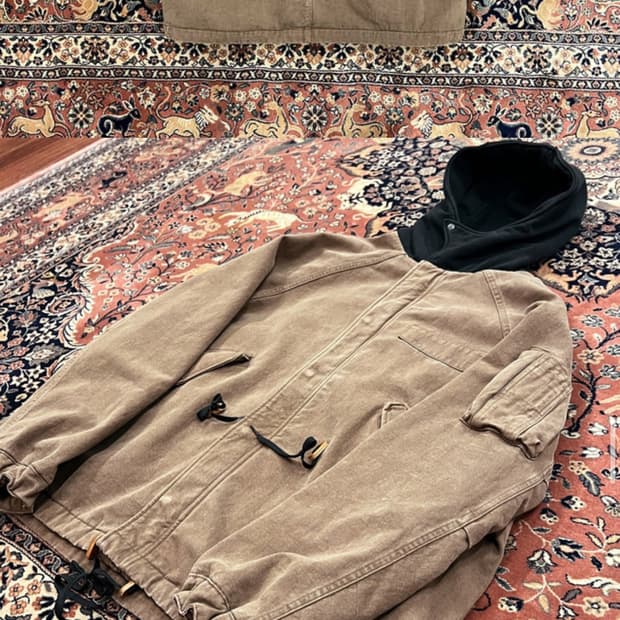 블랙아웃 디트로이트파카 브라운