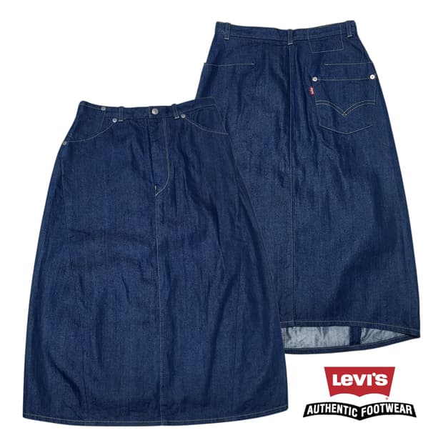 (S) 리바이스 엔지니어드진 리바이스청치마 리바이스데님스커트 levis