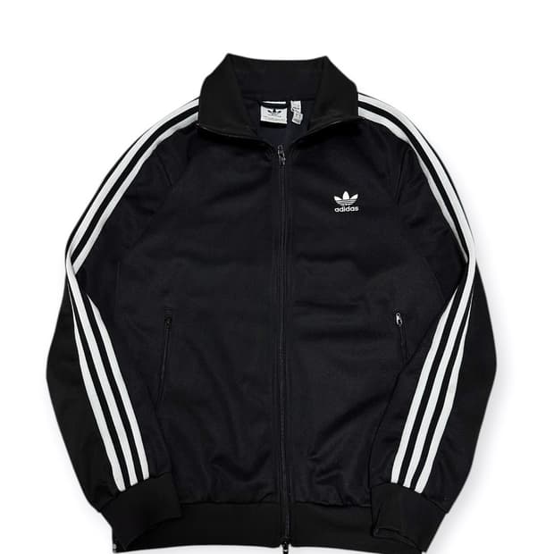 아디다스 베켄바우어 블랙 트랙탑 져지