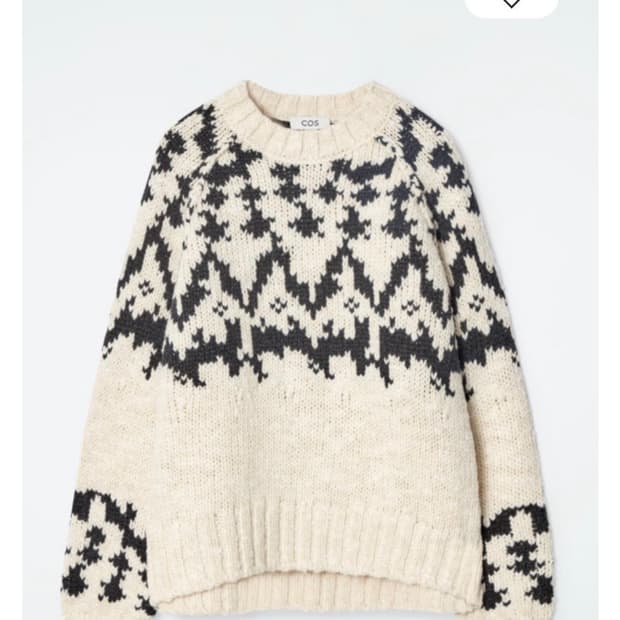 코스cos 페어 아일 울 스웨터