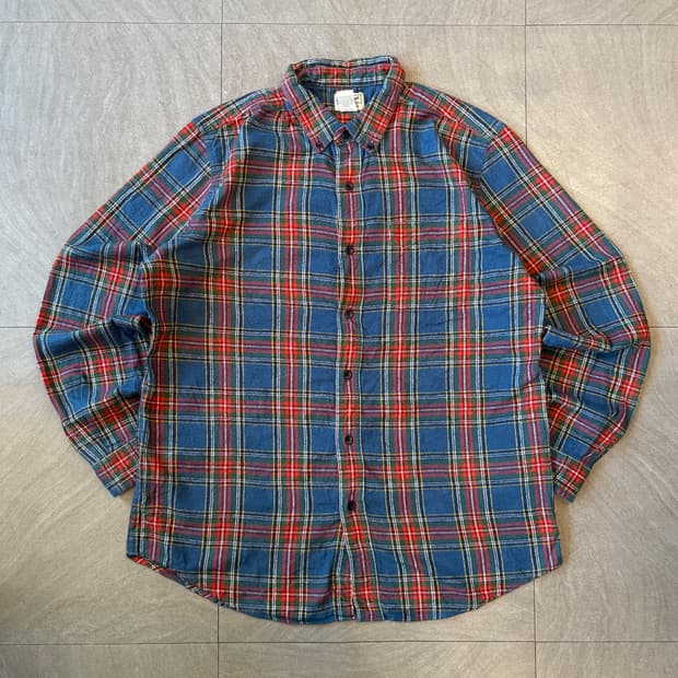 L.L.bean 엘엘빈 정품 체크 플란넬 셔츠