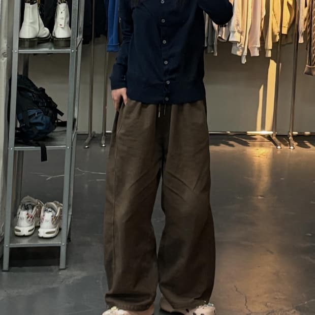 폴로랄프로렌 포니로고 피마코튼 네이비 가디건 A2885