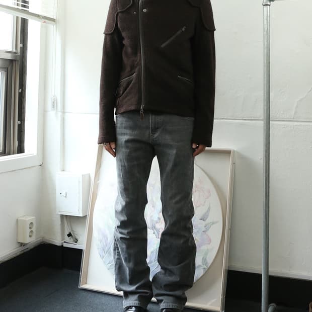 리바이스 517 그레이 부츠컷 데님 