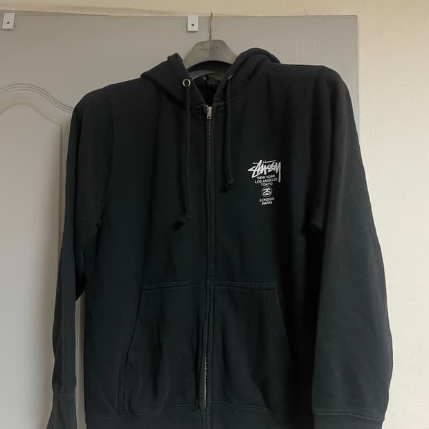 스투시 월드투어 후드집업 s