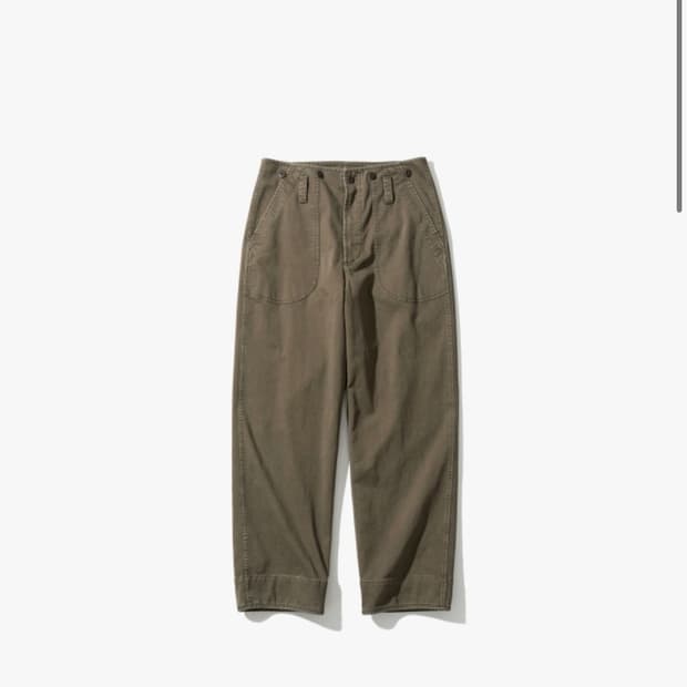 (1)오토매틱포더피플 A-2 deck pants brown