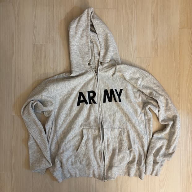 champion 베이스 army 후드집업