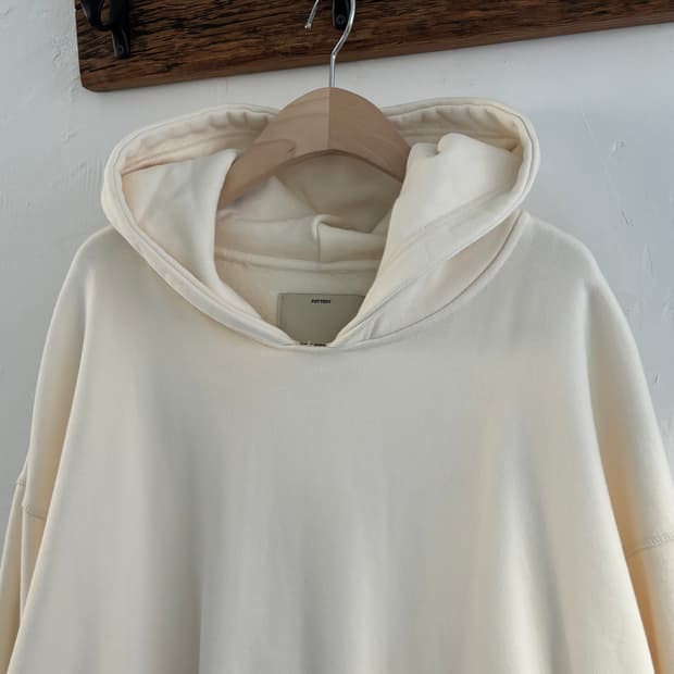 pottery 포터리 헤비웨이트 아이보리컬러 후드티
