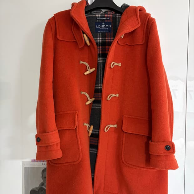 런던트레디션 오렌지 더플코트