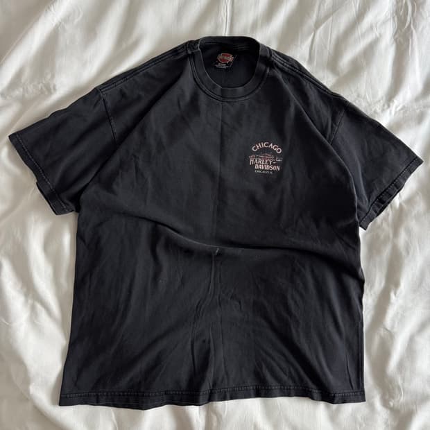 [XL] 90s-00s 빈티지 할리데이비슨 시카고 티셔츠