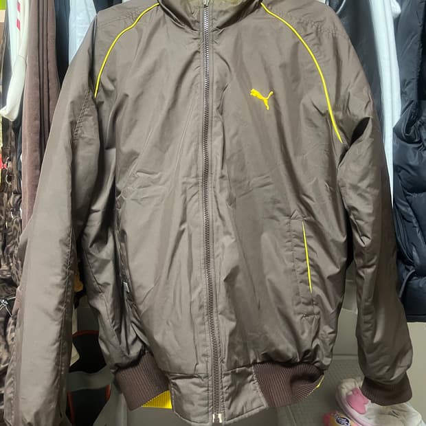 푸마 리버시블 패딩