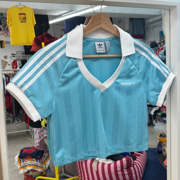 Vintage Adidas Jersey Crop Top