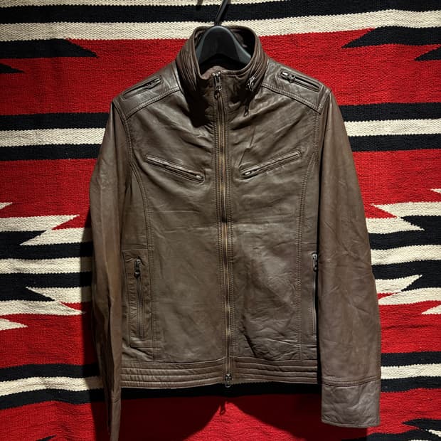 Freedom sheep skin leather jacket