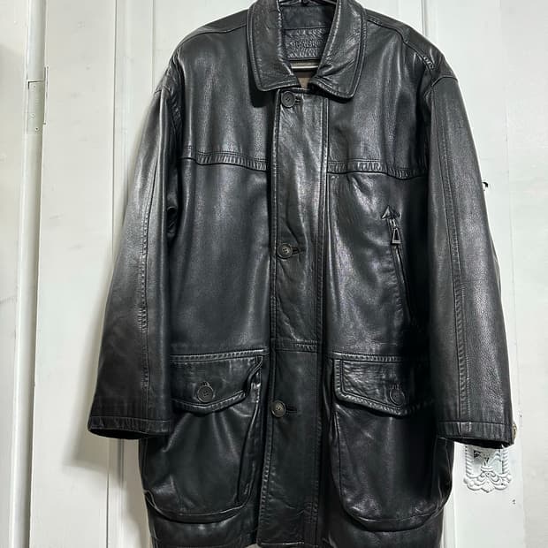 파블로 레더 카 코트