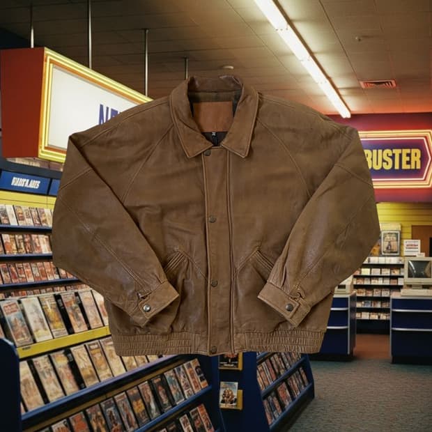 빈티지 레더 자켓 (Man 2XL) AB1708