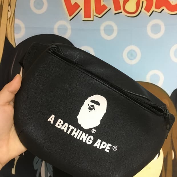 (VIN_)Bape 베이프 빈티지 벨트백 가방 크로스 블랙