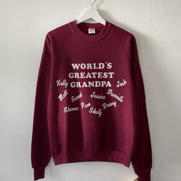 80s 빈티지 JERZEES 맨투맨 (데드스탁)