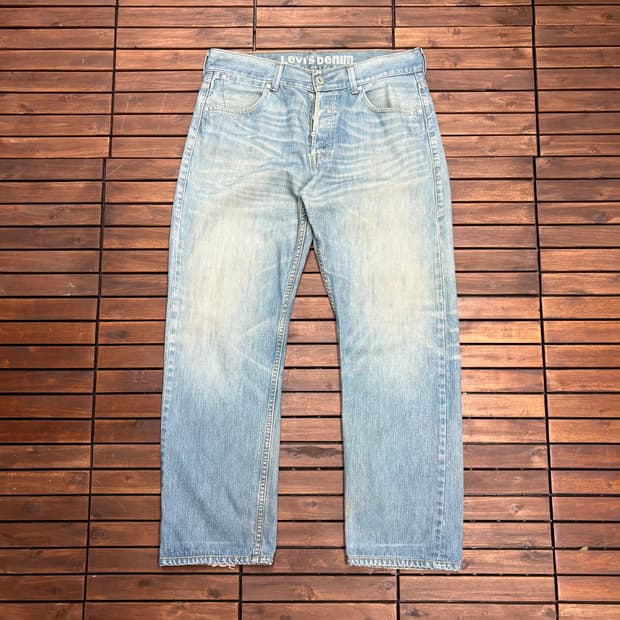 (36) 리바이스 533 루즈핏 연청 데님 팬츠