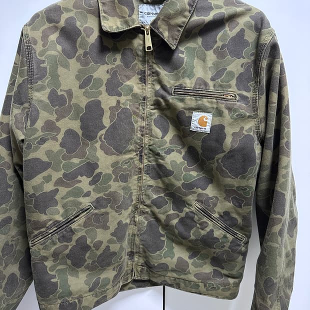 칼하트 wip 디트로이트 자켓 카모 s