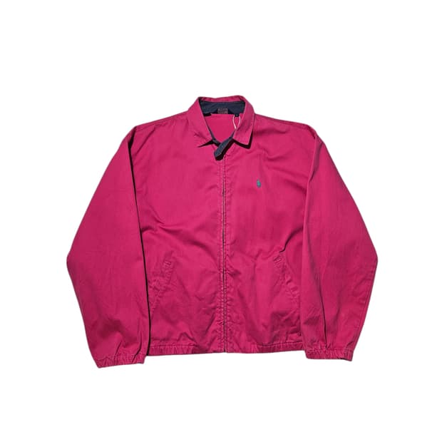 1990's 폴로 랄프로렌 핑크 스윙탑 자켓 베이포트 L 