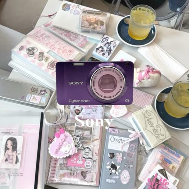소니 사이버샷 dsc-wx10 퍼플 빈티지디카 디지털카메라