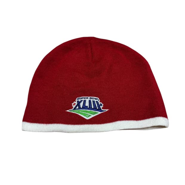 슈퍼볼x버드와이저 레드 비니