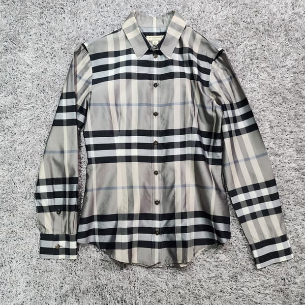 버버리 체크 셔츠 36