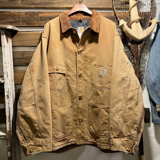 [2XL]칼하트 USA 블랭킷 캔버스 초어 자켓