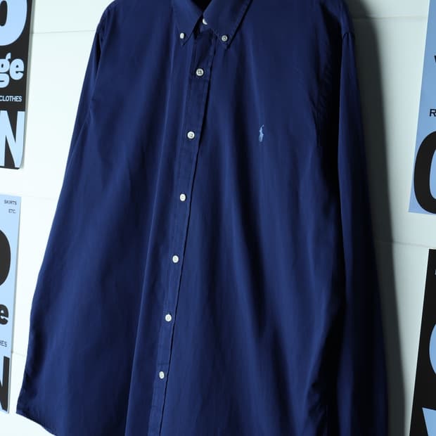 (2XL-3XL) 폴로 랄프로렌 셔츠 남방 USA 네이비-H3H33977
