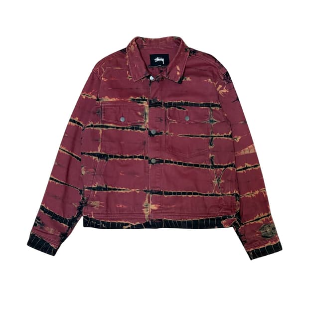 스투시 립다이 랜치자켓