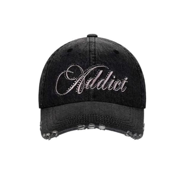 2000아카이브스 모자 ADDICT CAP (BLACK DENIM)
