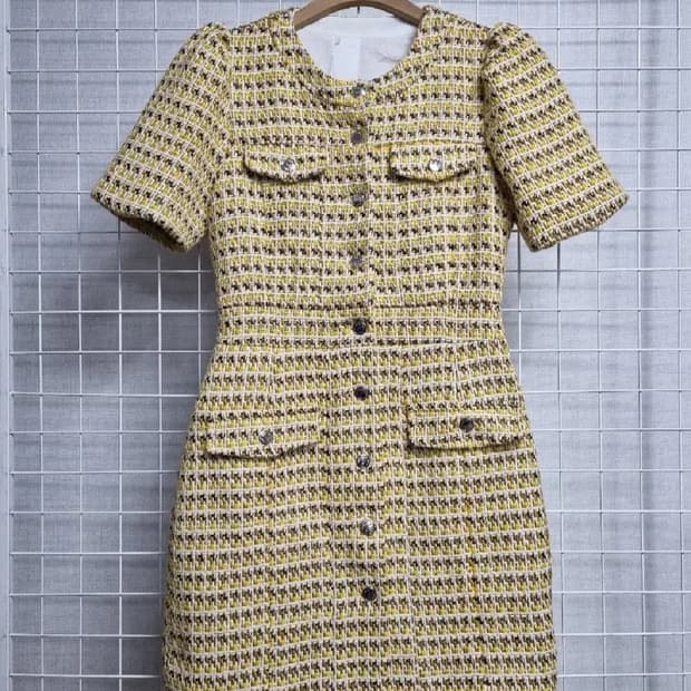 (택포) 마쥬 트위드원피스 (실사이즈참고)