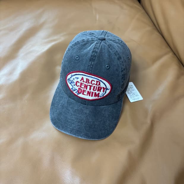 Kapital 캐피탈 오사카 한정 6패널 볼캡 모자 워시드 블랙