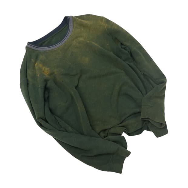 빈티지 선페이딩 포레스트 그린 스웻셔츠