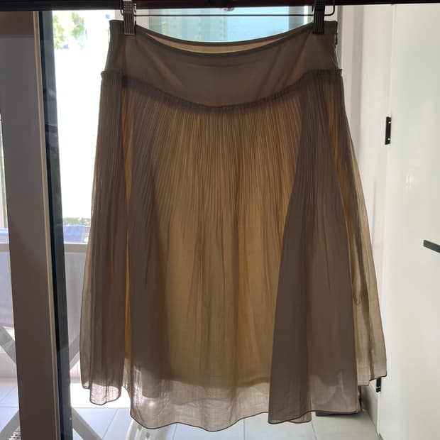 버버리 Burberry 플리츠 주름 스커트