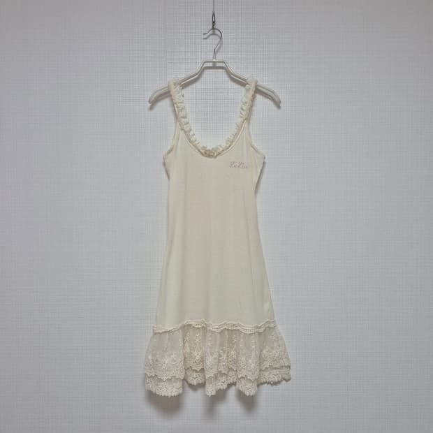 리즈리사 샘플 히메카지 모리스타일 슬립원피스 아이보리